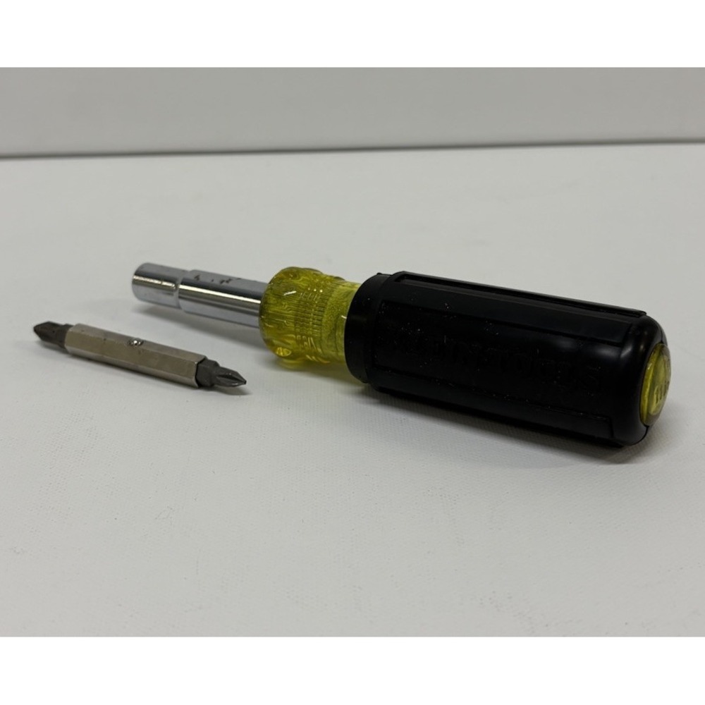 Klein Tools 32500HD 11-in-1 Impact Multi-Bit Screwdriver Nut Driver Used Tool